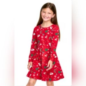 The Children’s PlaceGirls Print Skater Dress - Classicred